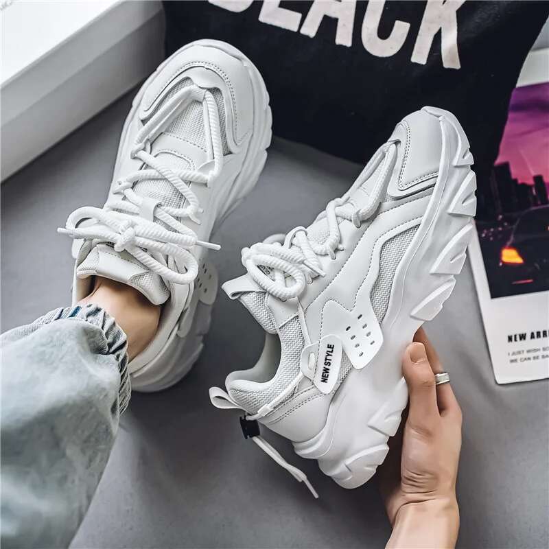 designer sneakers Men's Shoe Breathable Thick Soled Casual Outdoor Running Four Seasons New Tennis Men Soft Soles Comfort Male Sneakers