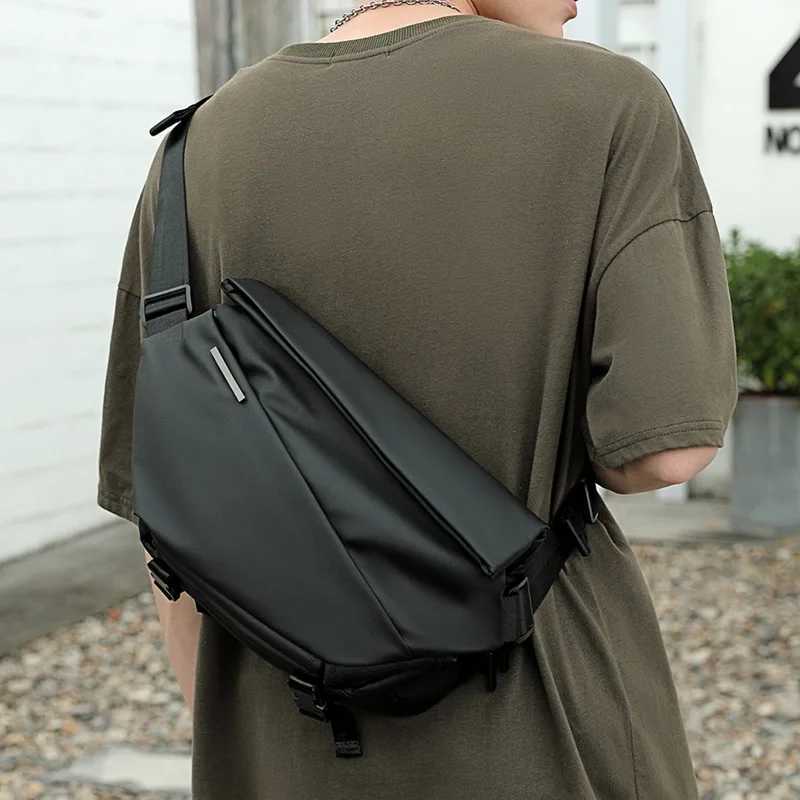 Fashion Crossbody Bag Men Designer Black Motorcycle Bag Fiable and Casual Storage Mobile Phe Accessories Water Proof Y251121