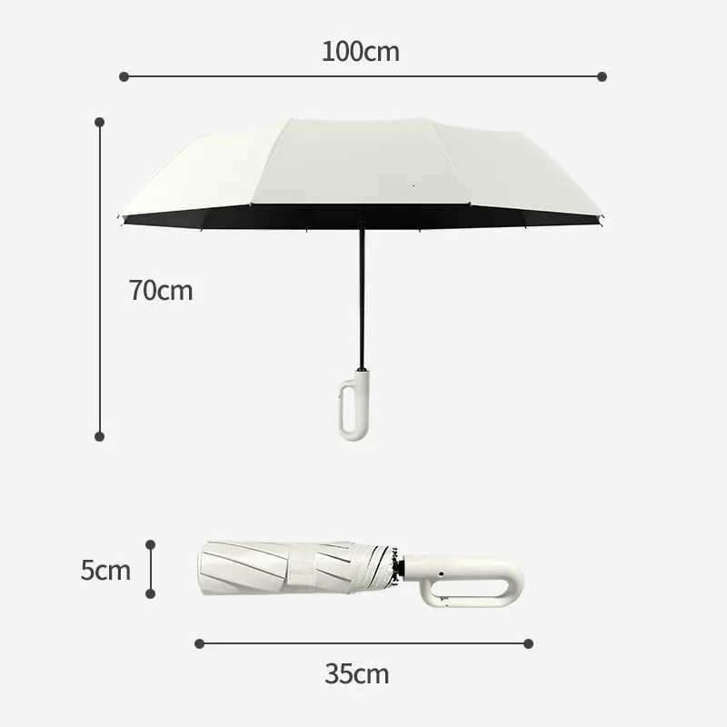 Business Solid Color Auto Open/Close Windproof Oversized UV Protection Umbrella - Reinforced Frame Compact DurableM251122
