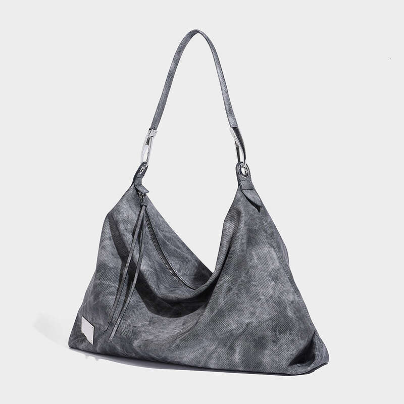 Designer Women's Bags Designer Small And Niche Gradient Tie Dye Design, Single Shoulder Underarm Large Capacity Tote Bag, Casual High Aesthetic H