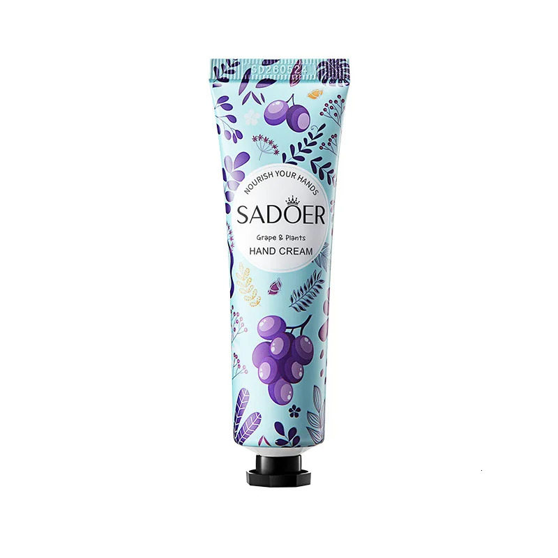 12pcs SADOER Grape Hand Cream AntiDrying Crack Moisturizing Brightening Repairing Creams For Hands Skin Care 251103