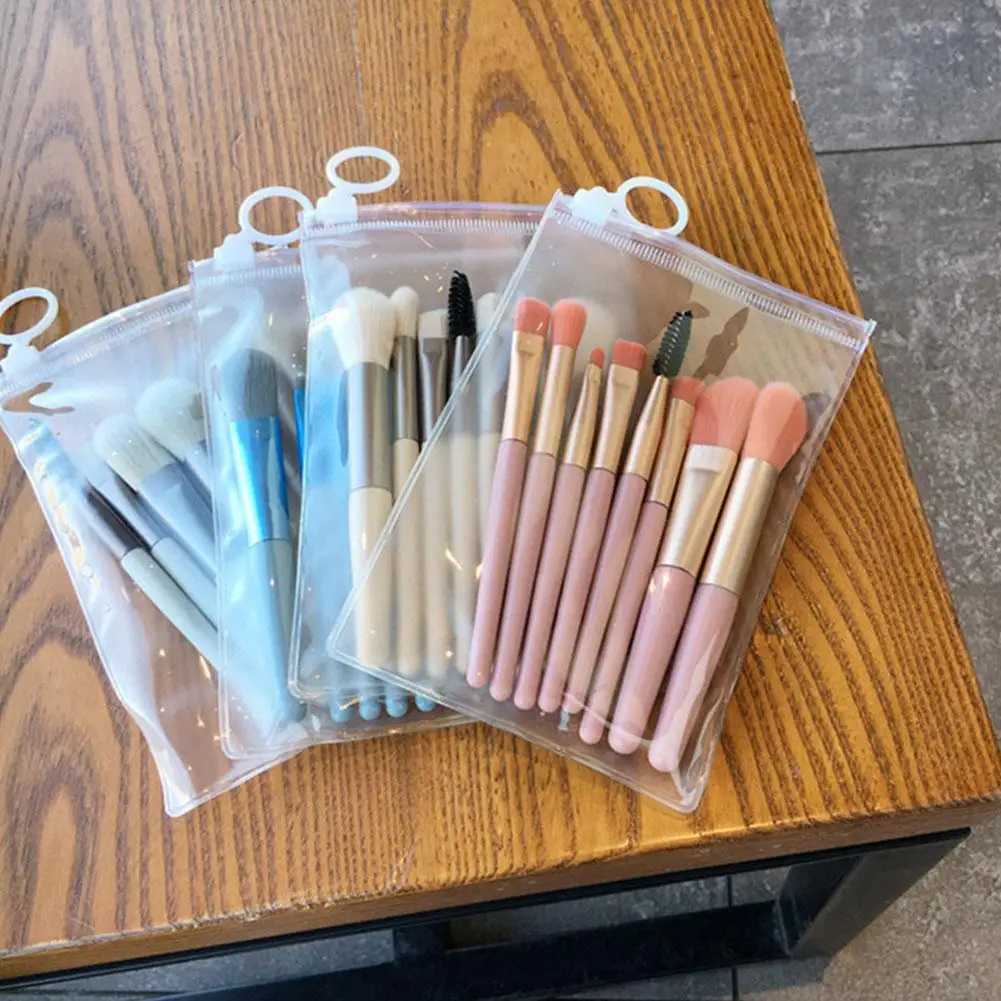 8 PCS Cosmetics Foundation Blush Powder Eyeshadow Blending Makeup Brush Soft Fluffy Makeup Brushes Beauty Tools Make Up Brushes C251122