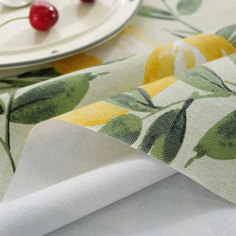 PVC Waterproof and Oil-proof Plastic Tablecloth Bedside Table Dustproof Decorative Cloth Living Room Coffee Table Tablecloth C251122