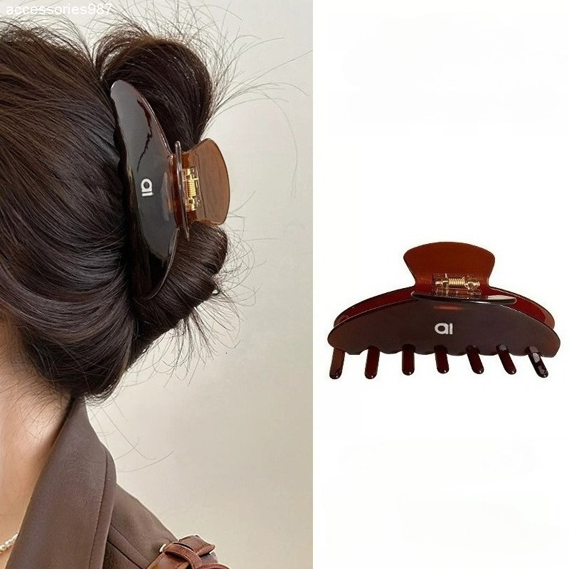 Hair Clips Barrettes Hot Selling Hair Clip Designer American Style Acetate Shark Clip Sports Style Letter Hair Clip Daily Versatile Headdress High Quality