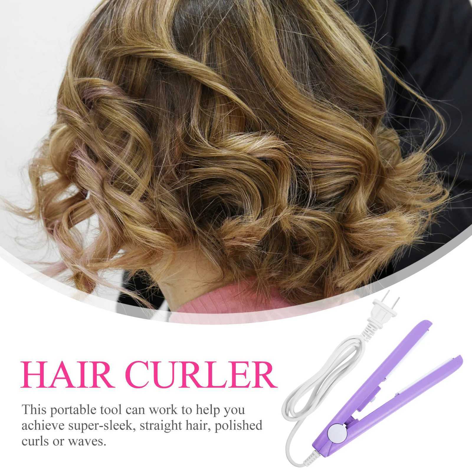 2 in 1 Hair Straightener and Curler Portable Fast Heating Styling Wand for Salon Quality Results At Home Or on TheT251122