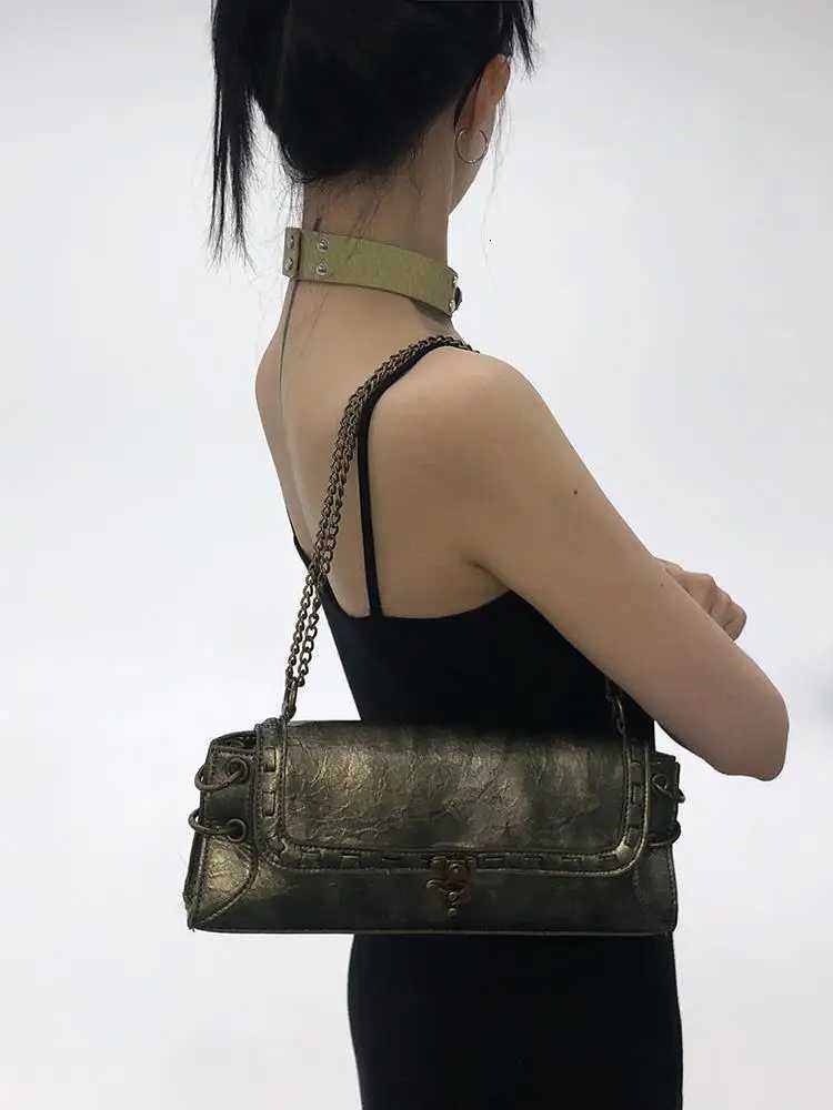 Women Bag Vintage PU Chains Hasp Shoulder Bag Chest Bags Handbag Euro-America StyleT251122