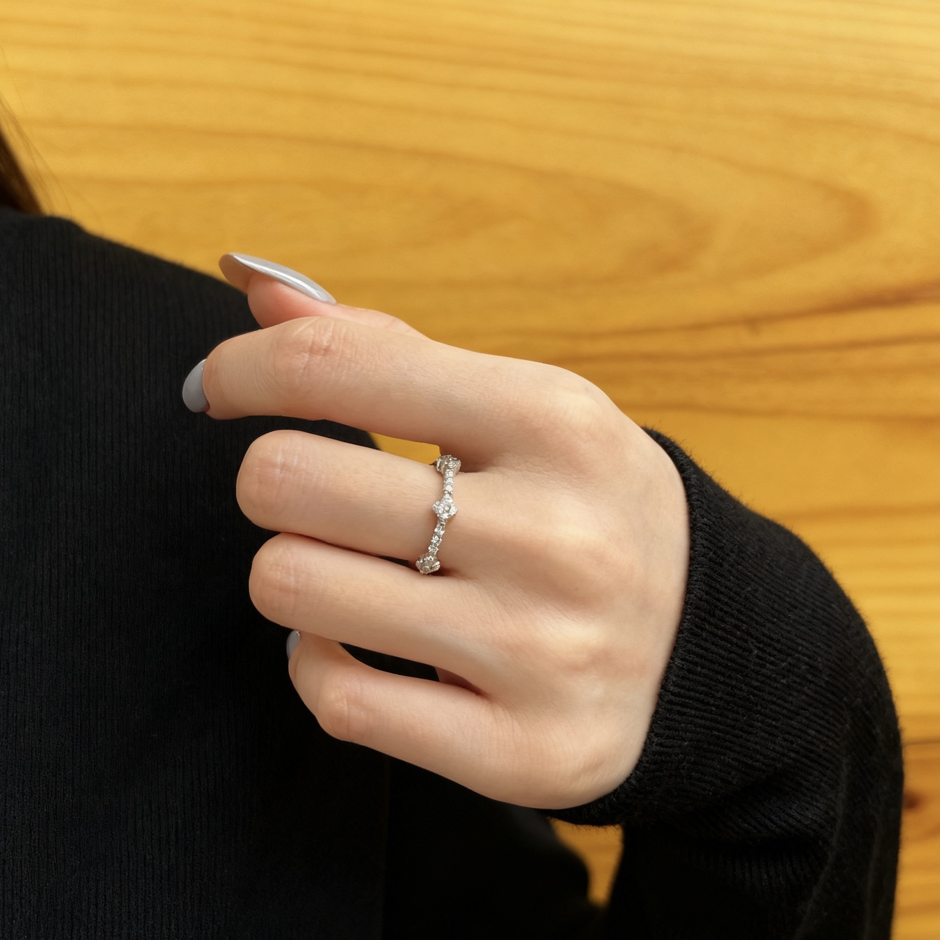 New Ladies Ring Luxury Large Square Jewelry High quality gold designer diamond ring rings designer for women engagement men love ring rings - view 4
