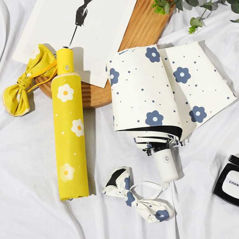 Fashion UmbrellaAutomatic folding umbrellaparasolWomens UmbrellaWind and rain resistanceTravel Foldable PortableM251122