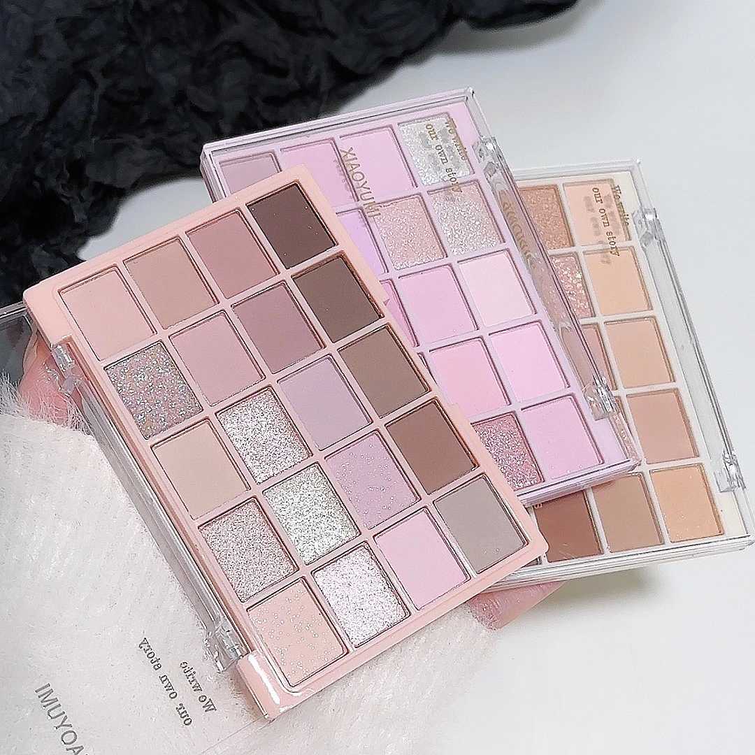 20-color eye shadow tray cigarette powder rose tray warm and warm and the atmosphere is tender and the powder is not flyingT251122