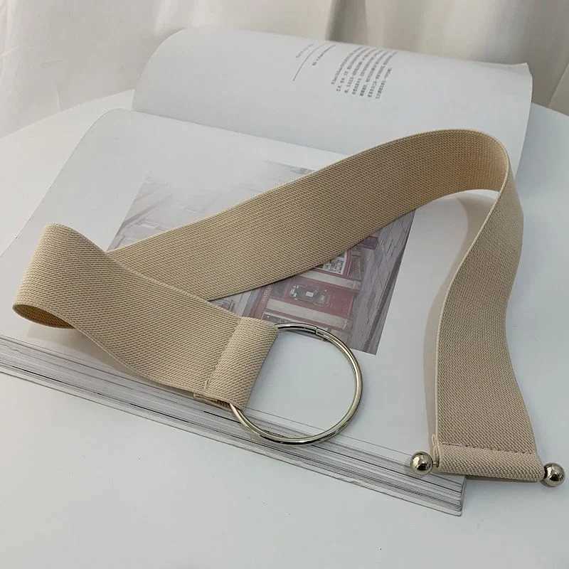 Belts for Women Simple Waist Elastic Ladies Band Round Buckle Decoration Coat Sweater Fashion Dress Waistband J251122
