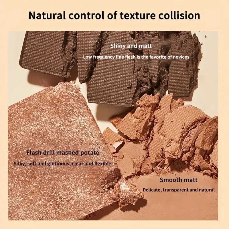 Eyeshadow Palette with Pearlescent Matte Finishes - 9 Colors Eyeshadow Palette Long-Lasting Makeup PaletteVersatile MakeupT251122