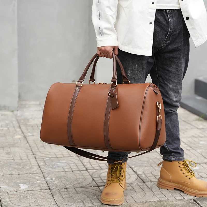 Fi Popar Mens Travel Bag High Quality Sports Fitness Bag Large Capacity Portable Duffle Bag Designer Luxury Handbag H251122