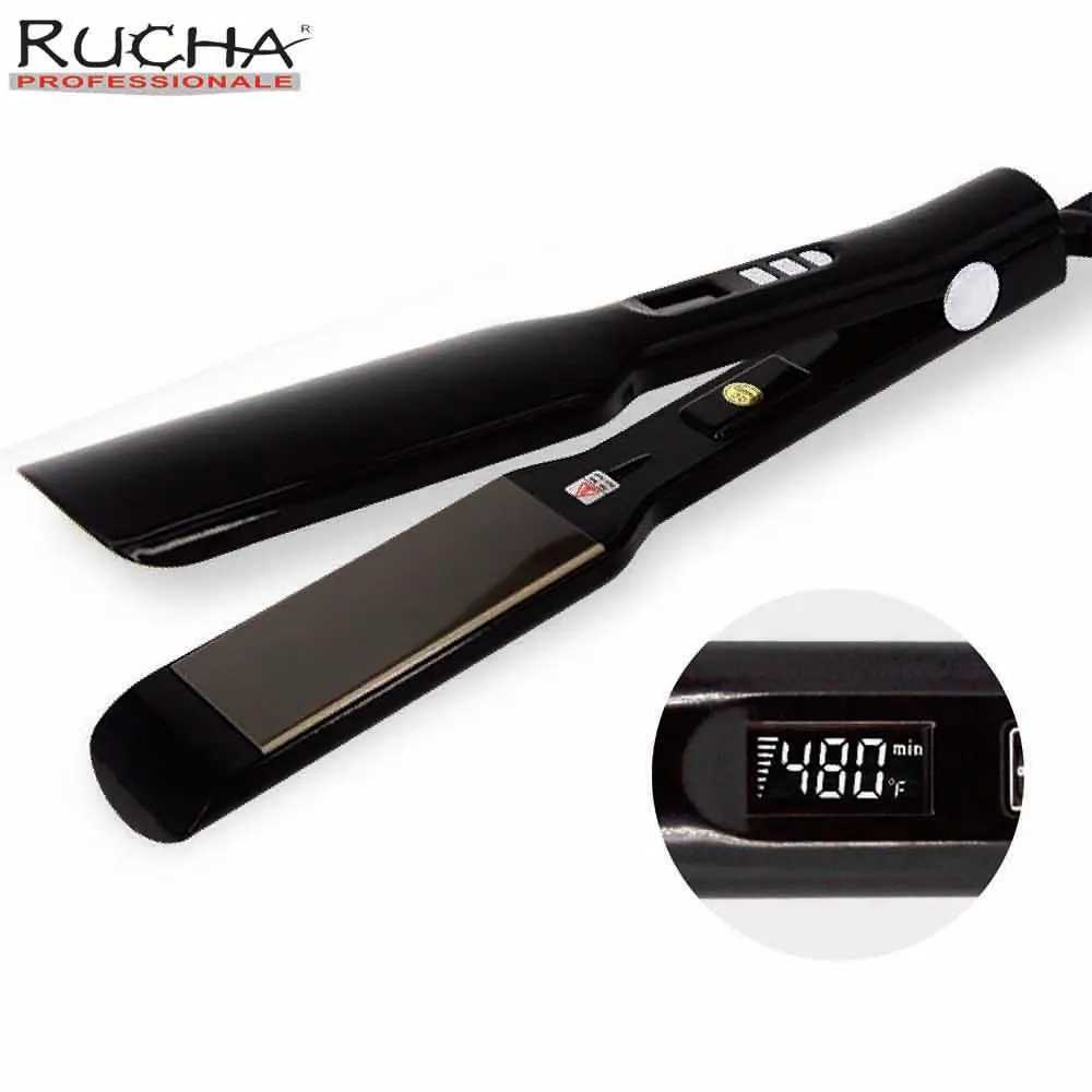 Hair Flat Iron Titanium Hair Straightener Dual Voltage Irons 2 Inch Plate Irons for Woman Hair Brazilian Keratin TreatmentT251122