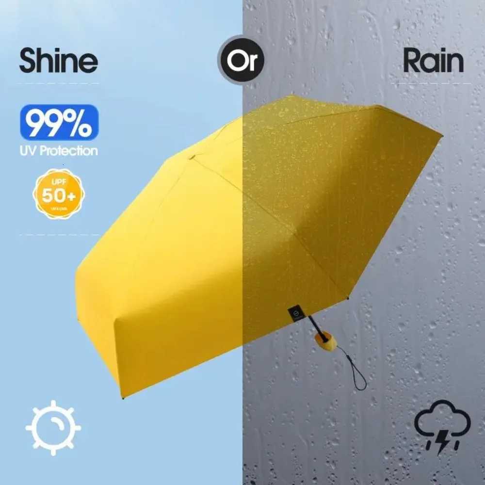 Outdoor Umbrella Portable Six Fold Umbrella Anti UV Pocket Umbrella Womens Dual Use Umbrella Compact Umbrella Outdoor FurnitureM251122