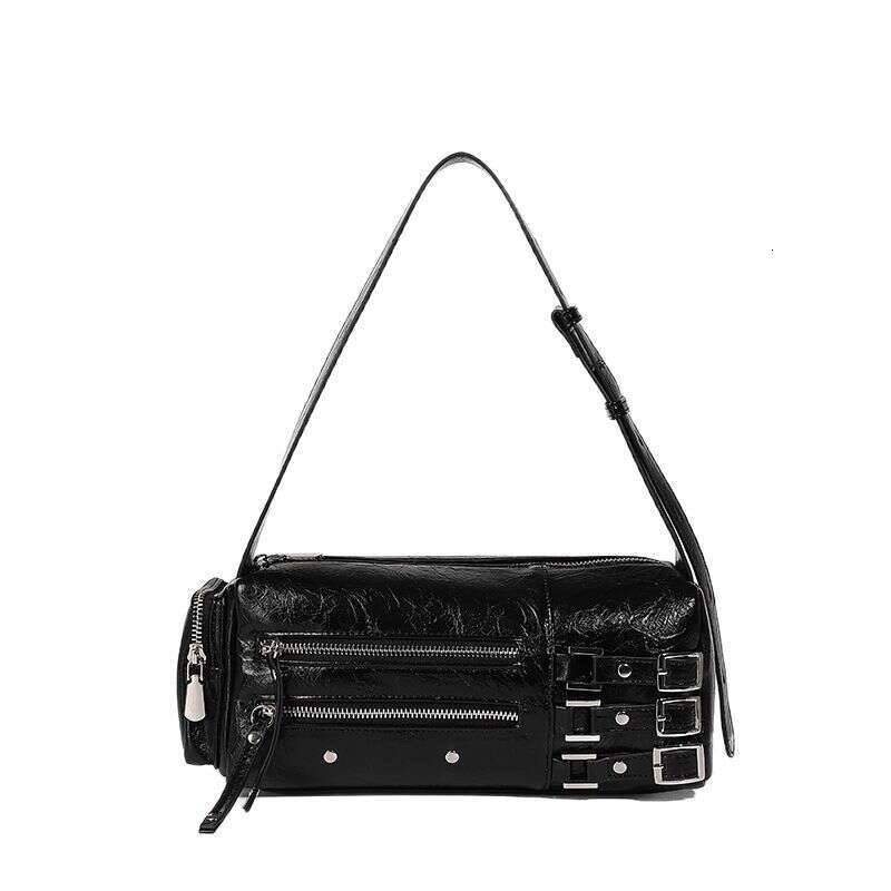 Designer Women's Bags Designer Small Luxury Willow Nail Pillow With Wide Shoulder Strap And Underarm New Motorcycle Trendy Crossbody Bag