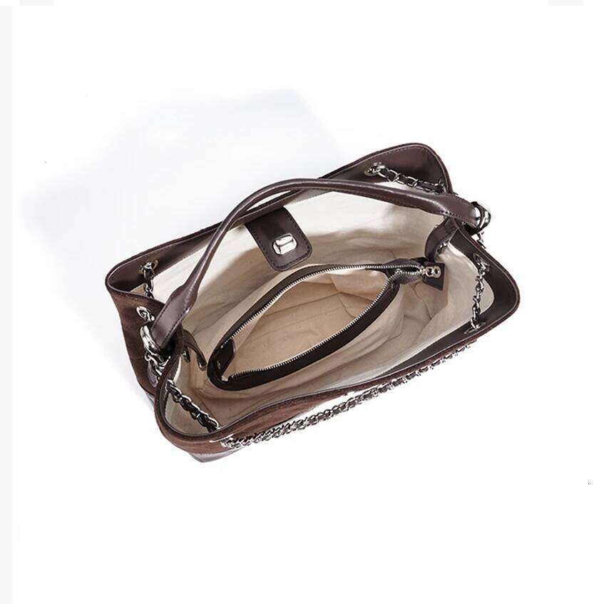 2025 New Retro Color Block Large Capacity Tote Bag Women Fashion Versatile Diamond Quilted Shoulder Chain Handbag for Commuting