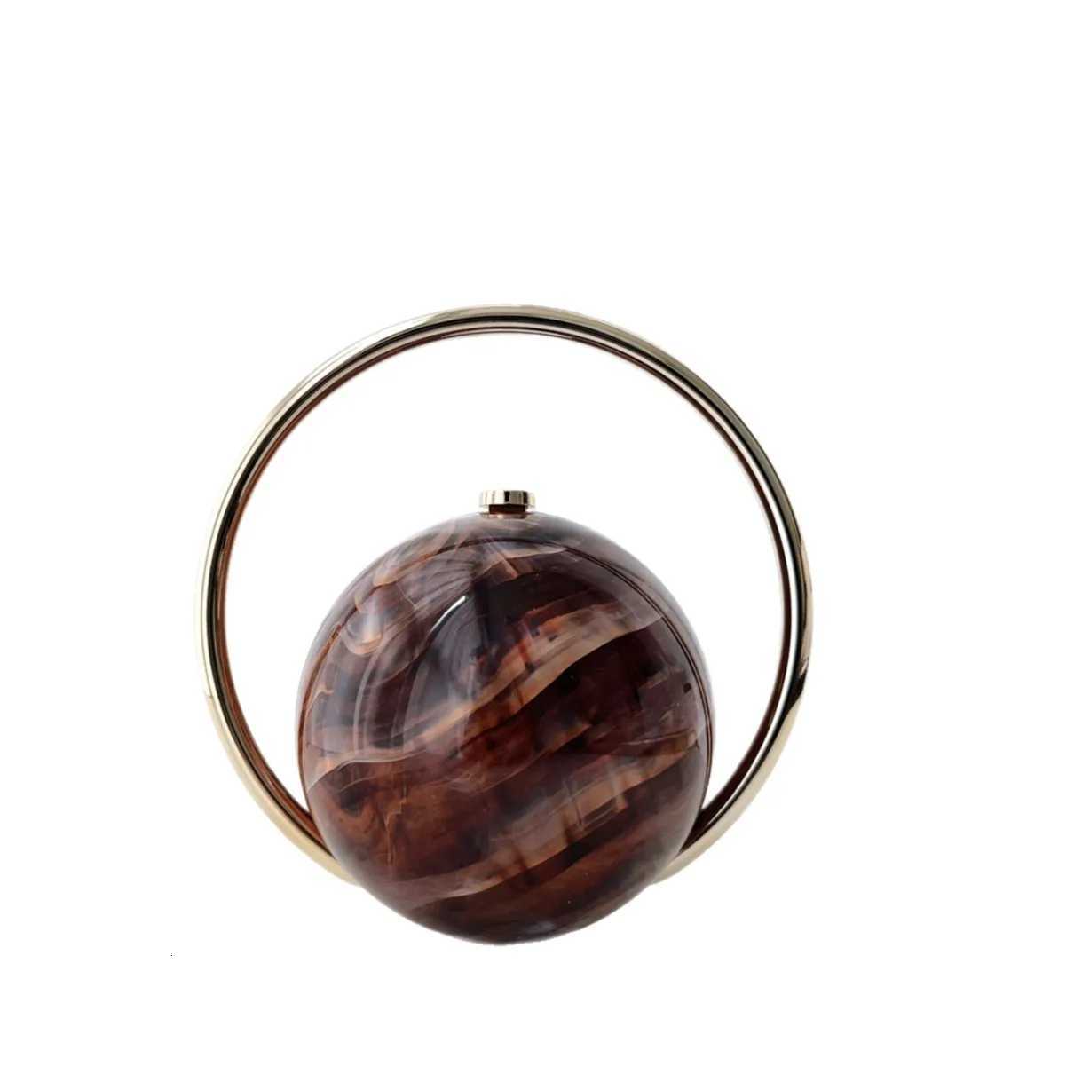 New Round Ball Womens Handbag Brand Designer Bowling Bag PVC Mini Shoulder Bags Female Luxury Purse Fashion Armpit Bag K251121