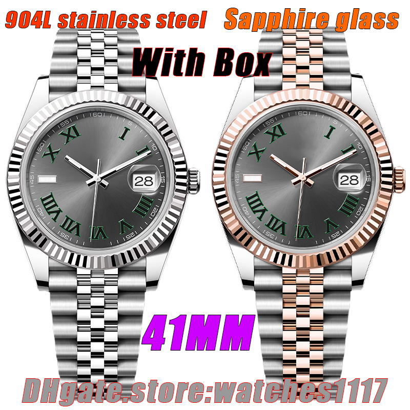 Luxury Mens watch Automatic Mechanical watch date just watch AAA+ High quality Designer watch Sapphire glass Stainless steel watch 41MM Luminous waterproof watches