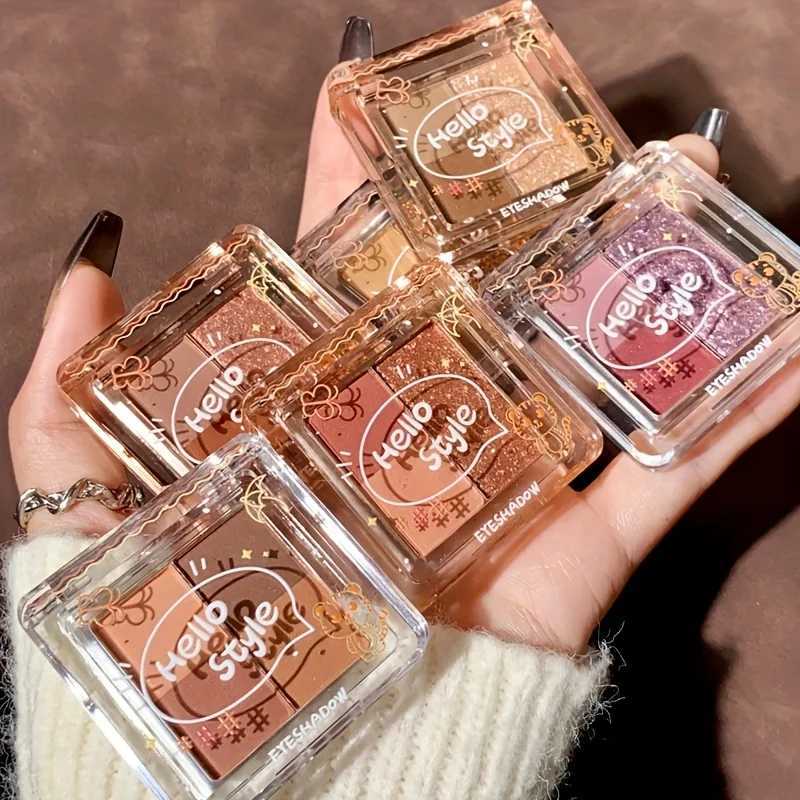 Storm Cloud Quad Eyeshadow Palette Matte Pearlescent Earth Tones Smoky Cloudy Makeup LooksT251122