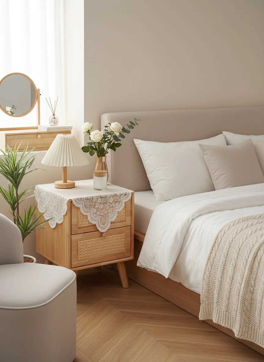 Universal Lace Microwave Oven Printer Dust Cover Home Bedside Table Simple Decorative Cloth Tea Table Cover Home Decor C251122