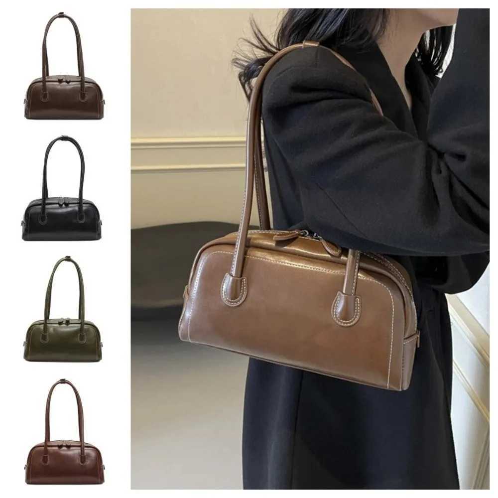 Fashion Large Capacity Women PU Shoulder Bag Korean Ins Style Personality PU Hobo Bag Portable Handbags Underarm Bag WomenT251122