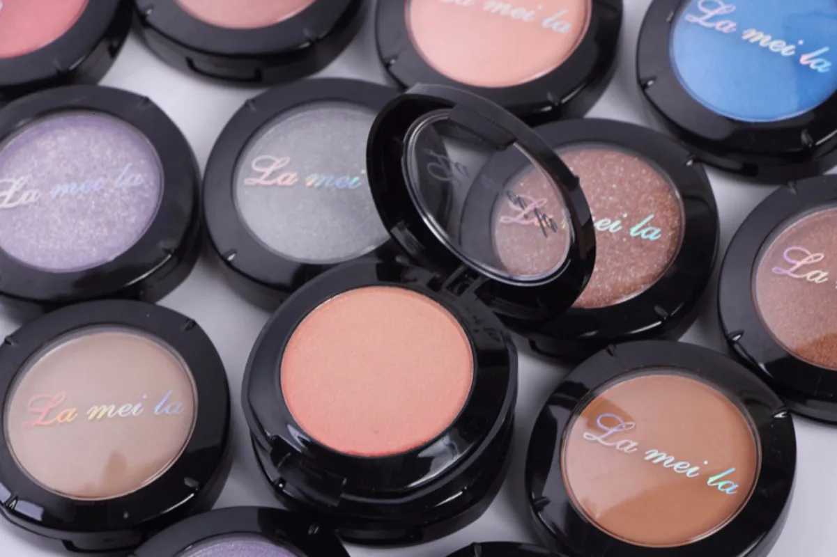 12 Color Sliver Glod Black Nude Eyeshadow Makeup Matte Shimmer Eye Shadow Palette Make up Glitter Eyeshadow With Brush MirrorT251122