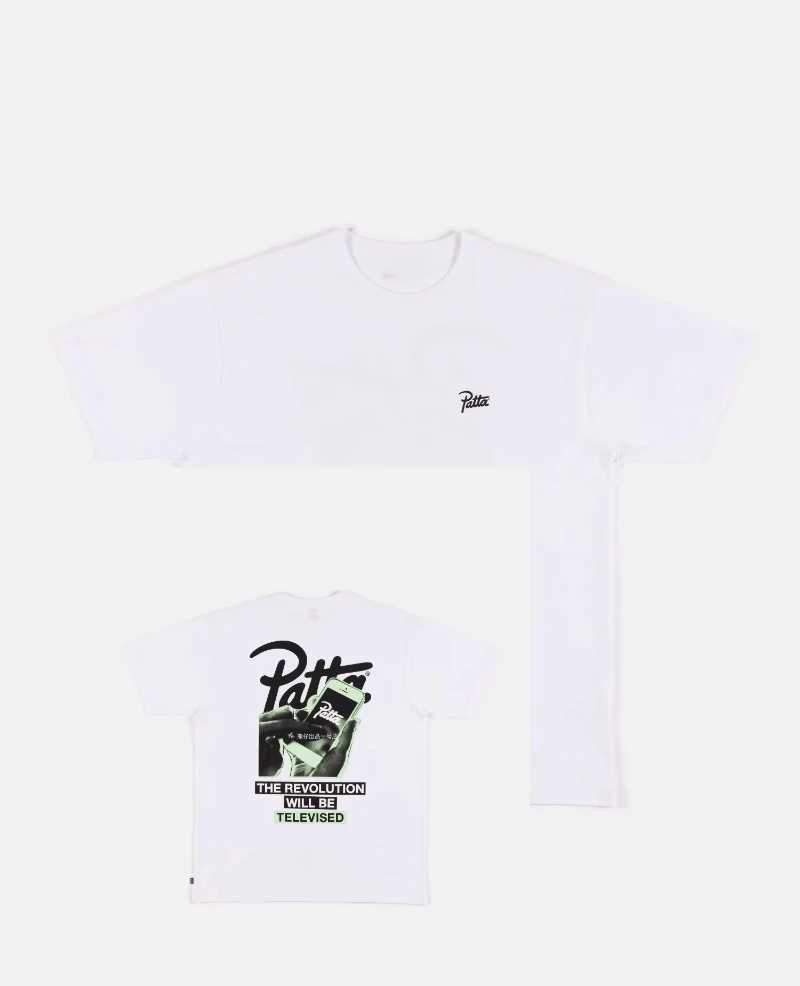 2025 PATTA Chlorophyll 20 Anniv T-shirt black unisex fashion street wear pure cotton skin soft breathable sportsT250421