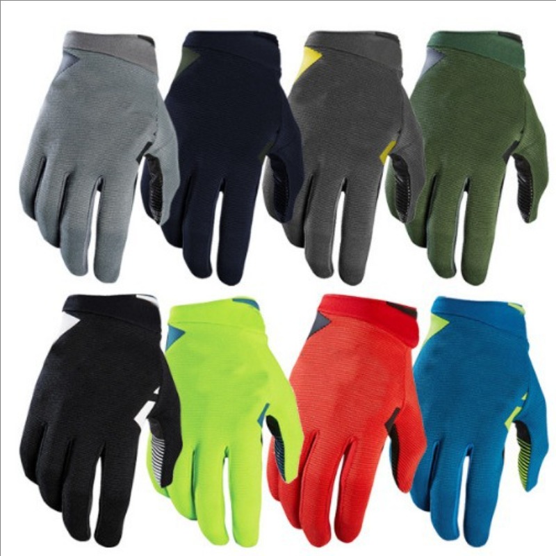 DELICATE FOX 360 Raner Racing Black Gloves MTB BMX Bicycle Cycling Motocross MX DH Downhill Dirt Bike Gloves4528612