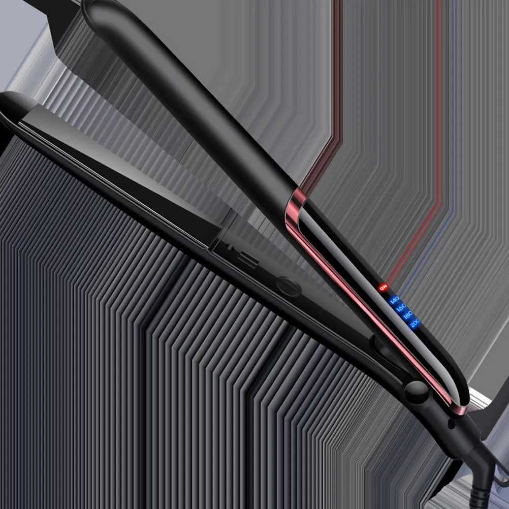 1Pcs Hair Straightener Curler Dual Use Electric Styling Eu Plug Adjustable Temperature Smooth Hair Style ToolT251122