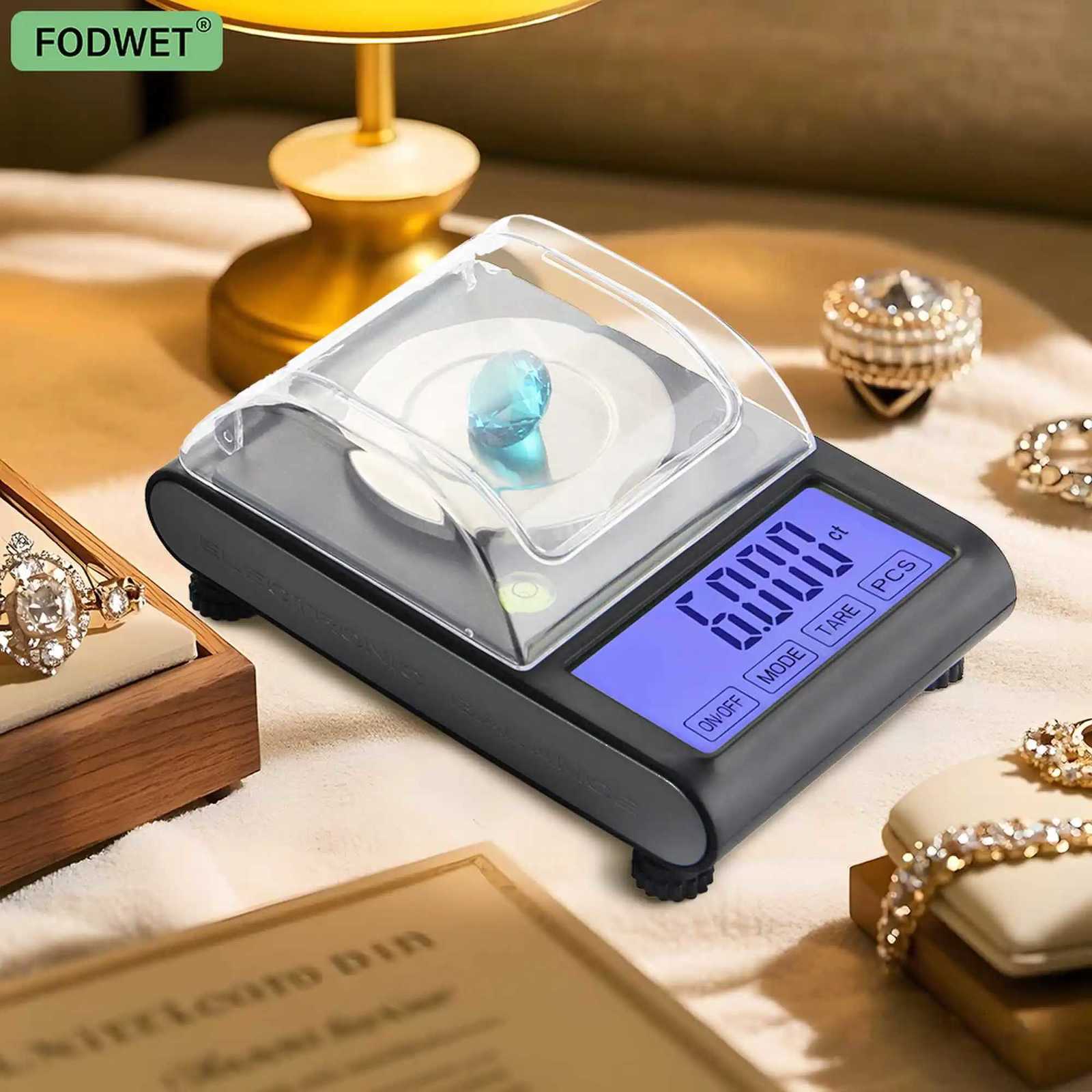 2025 New 0001g Precision Dustproof Smart Jewelry Scale INS Style Mini LCD Backlight Lab-grade Portable Micro Scale for LabM251122