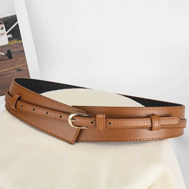 Womens U-shaped Pin Buckle Removable PU Belt Fashionable With Jeans Wide-leg Pants Personalized Womens Waist Accessories J251122