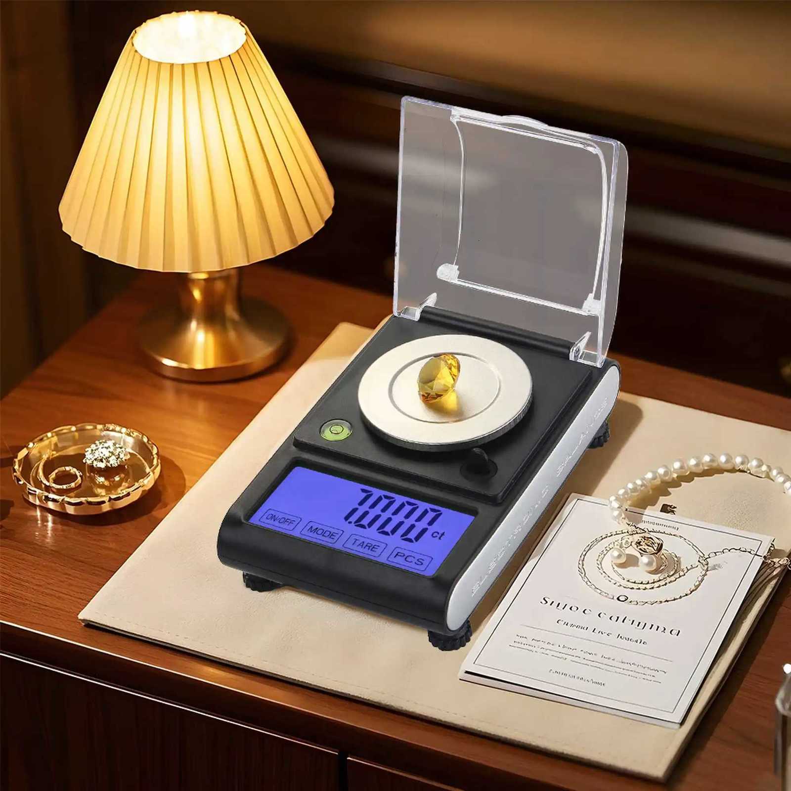 2025 New 0001g Precision Dustproof Smart Jewelry Scale INS Style Mini LCD Backlight Lab-grade Portable Micro Scale for LabM251122