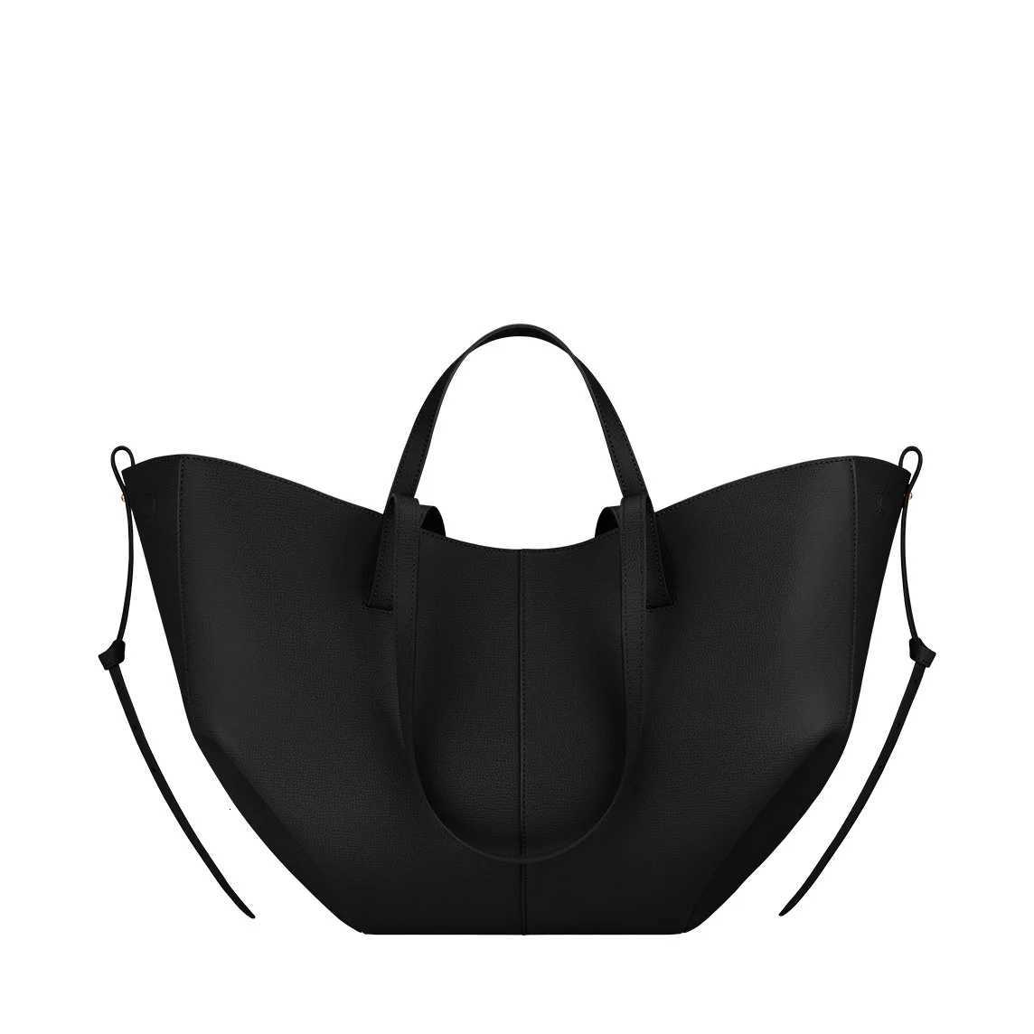 French Wings Leather Big Capacity Tote Bag Folded Handbag Single Shoulder Underarm Womens Bag K251121