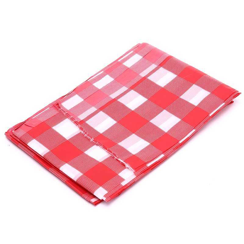Disposable Thickening Red Checkered Tablecloth Party Weddings Home Decoration C251122