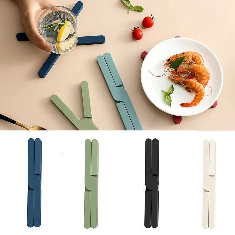 New Silicone Coasters for Hot Pots Pot Holders Hot Pot Bottom Foldable Non-Slip Pot Pan Mat WD02 C251122