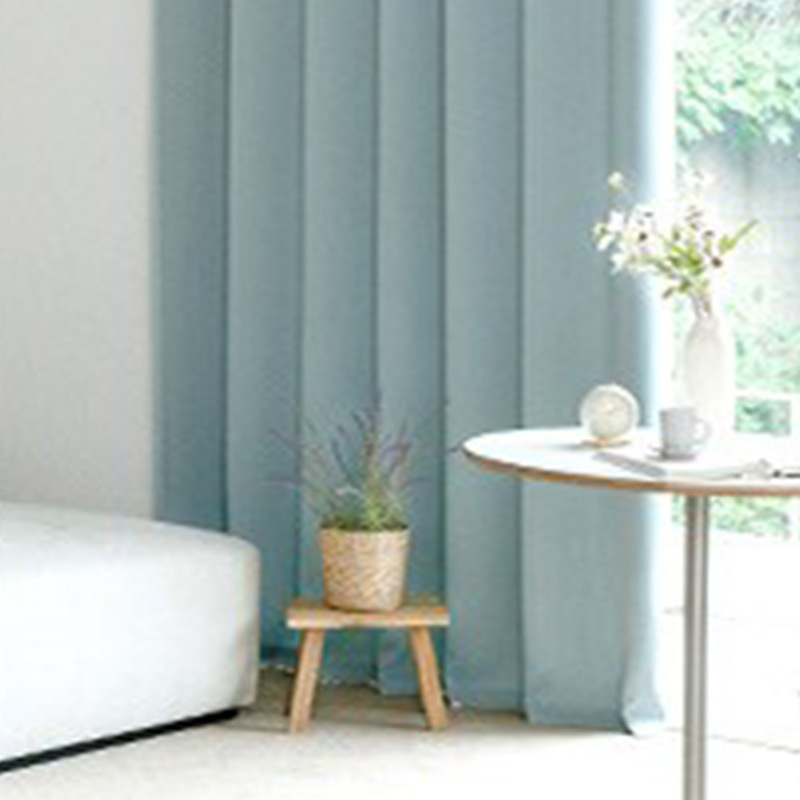 B382 Korean foreign trade cross-border platform hot selling Shaoxing solid color curtains single-sided light finished curtain fabric blackout curtains