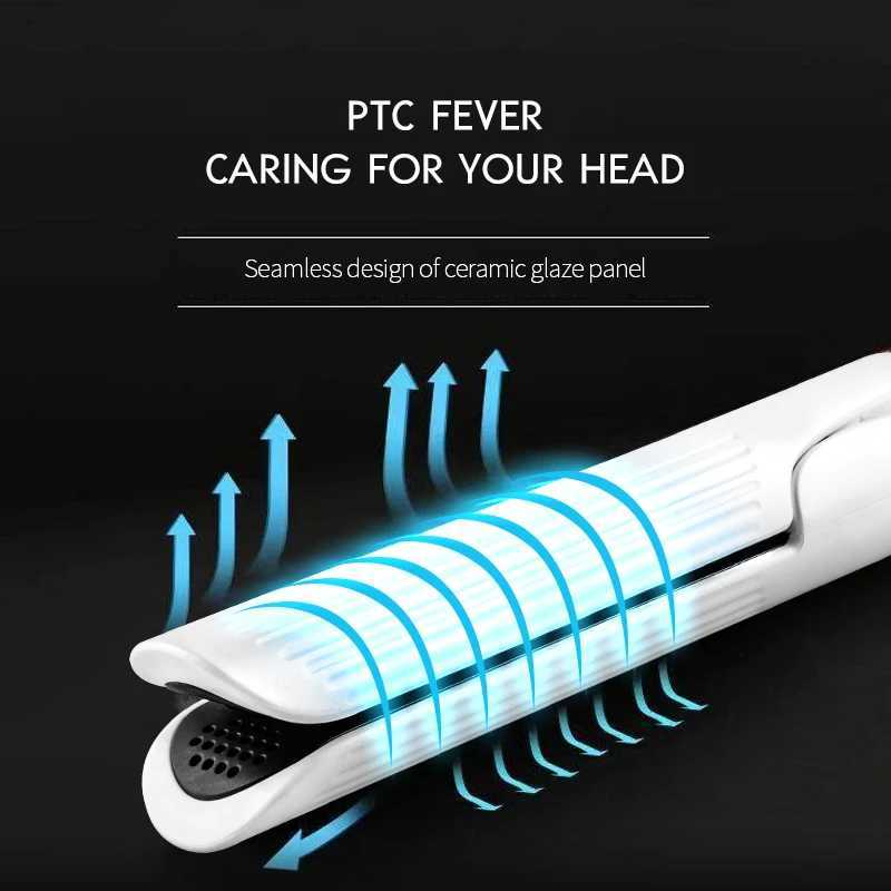 KSKIN New Products Home Electric Hair Straightener Hair Salon Equipment With Ptc Heater Titanium Flat IronT251122