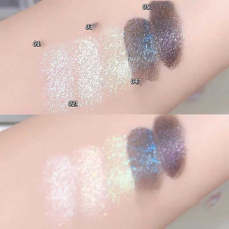 ZVEV monochrome flash eye shadow plate is delicate clear shiny pearly broken diamond color eye shadow creamT251122