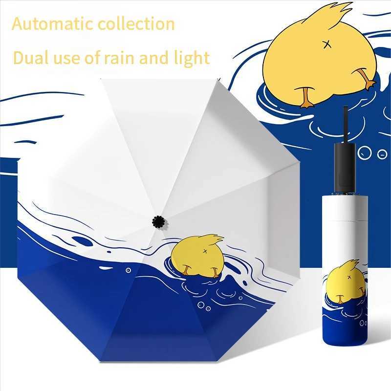 Three-fold eight-bone cute animal cartoon folding umbrella for special lightweight and easy-to-carry umbrelM251122