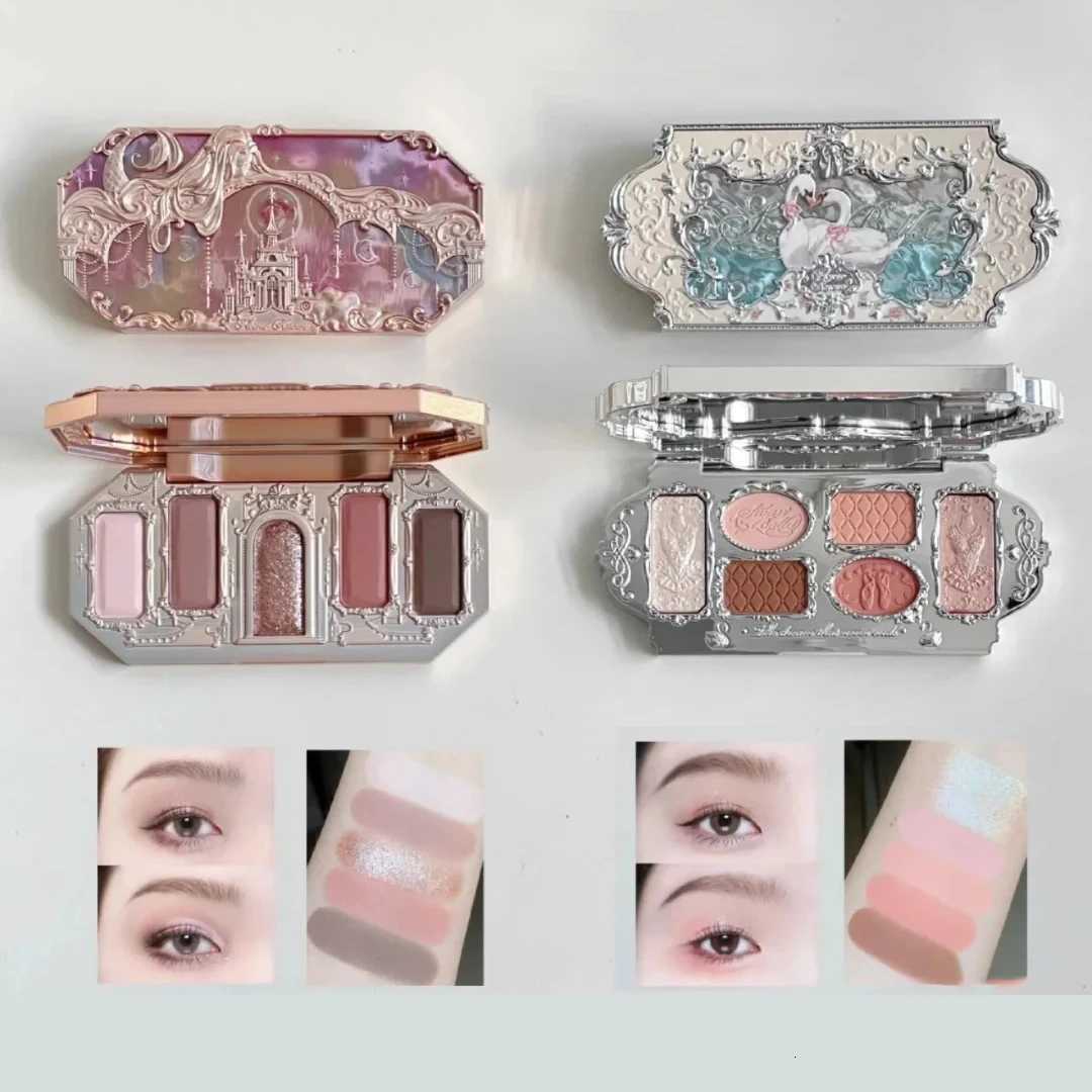 Moonlight Mermaid Gemstone Eyeshadow Palette Highly Pigmented Matte Shimmer Swan Ballet Eye shadow CollectionT251122