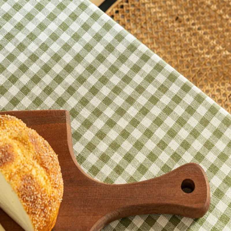 Checkered Tablecloth Kitchen Wedding Holiday Table Decoration Tablecloth Outdoor Bohemia Cotton Picnic Geometric Tablecloth C251122