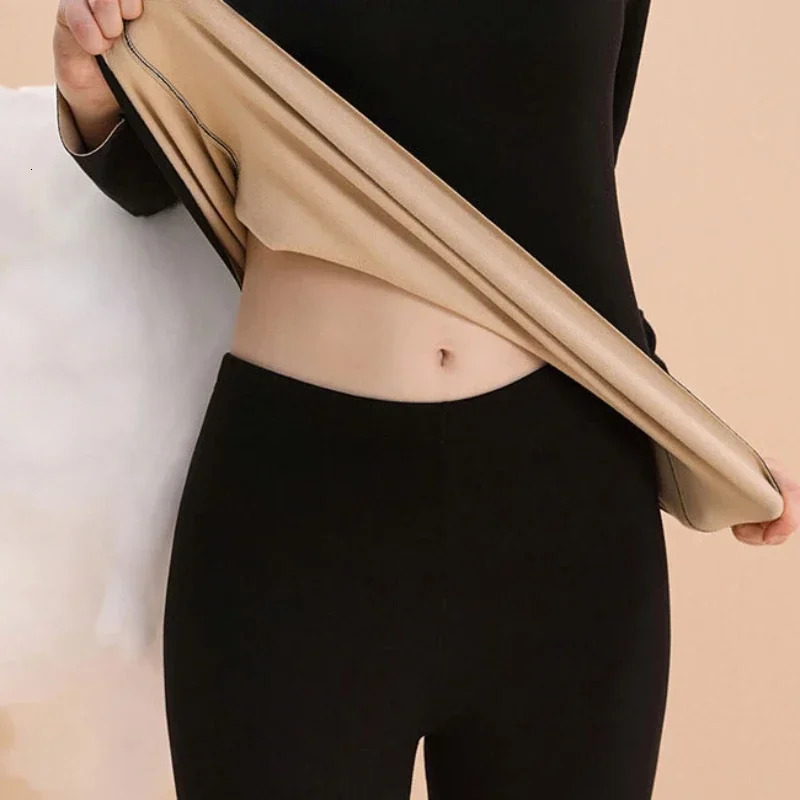 Womens Thermal Underwear Set Thermal Clothing First Base Layer Long Johns Fleece Lined Undershirt for Winter Cold Weather 251111