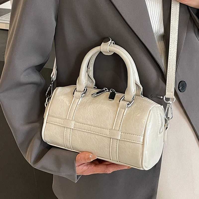 Fashionable Simple Handbags Pu Leather One Shoulder Bag For Women Trendy Solid Colour Crossbody Bags Commute Phone PurseT251122