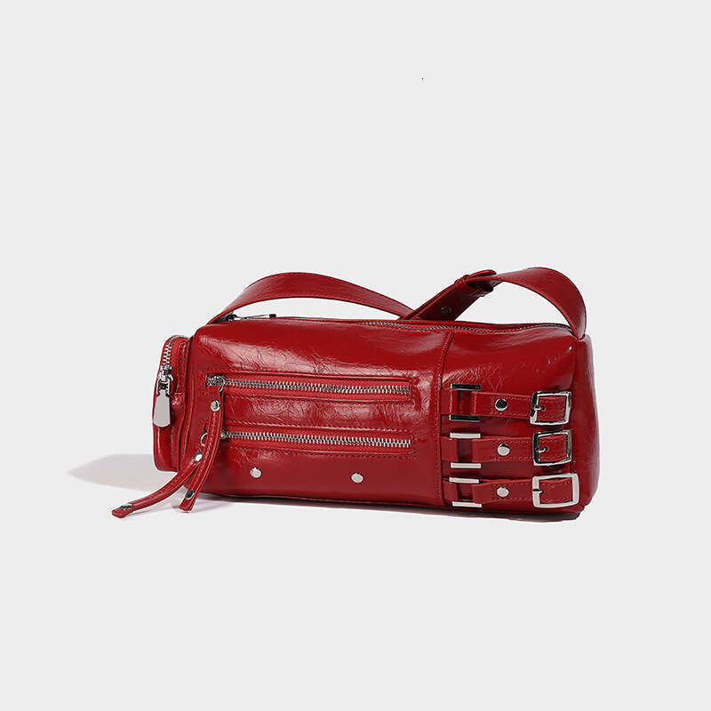 Designer Women's Bags Designer Small Luxury Willow Nail Pillow With Wide Shoulder Strap And Underarm New Motorcycle Trendy Crossbody Bag