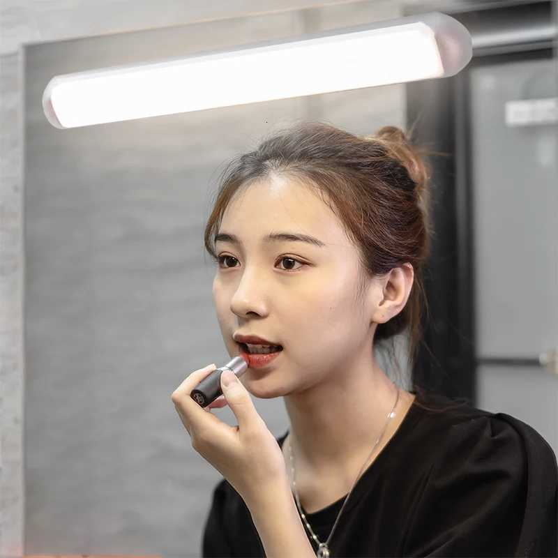 LED Vanity Makeup Mirror Light 24/34 Cm Stepless Dimming USB Rechargeable Magnetic Wall Light Dressing Table Mirror Lamp M251122