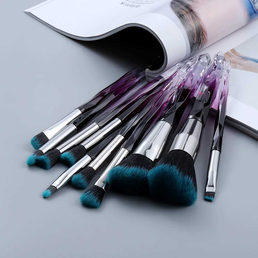 5/10 makeup brushes crystal-textured makeup brush set loose powder contouring eyeshadow suitable for ladies/girls C251122