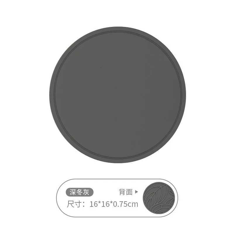 Kitchen Silicone Round Heat Resistant Mat High-Temperature Thick Pot Holder Durable Coaster Stylish Non-Slip Table Pad C251122