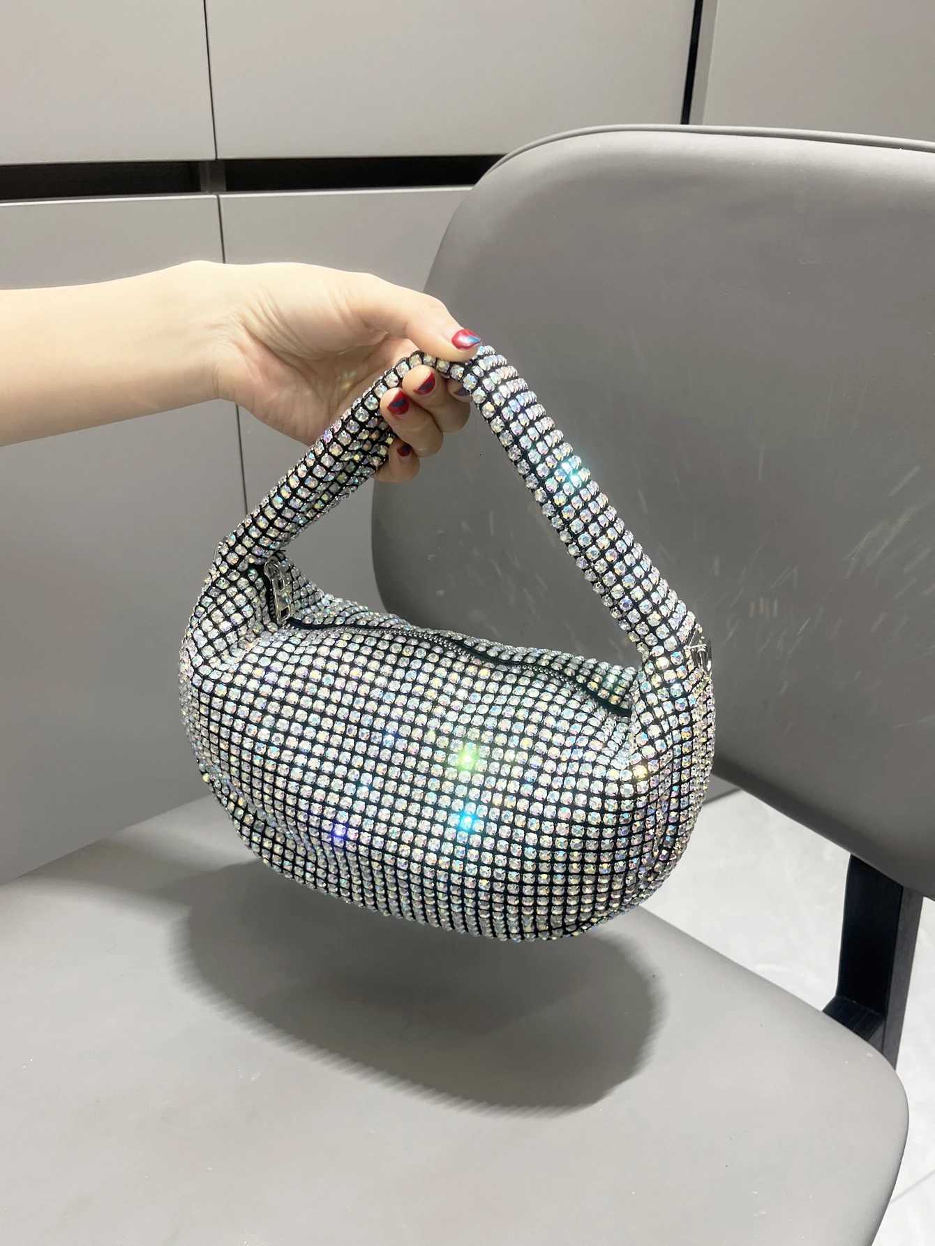 Shiny Crystal Clutch purses Shoulder bag rhinestone Handmade purses and handbags luxury Designer Evening clutch Bag Purse K251121