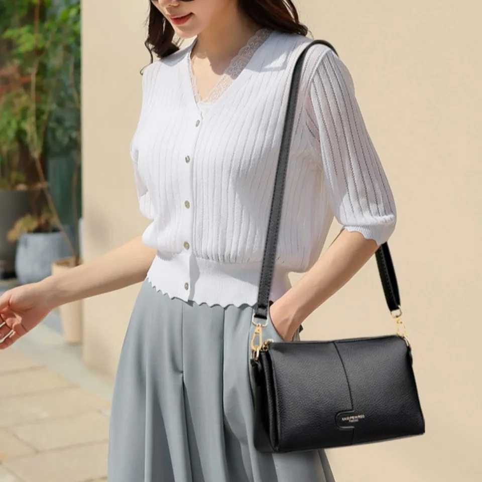 Genuine Brand Luxury Handbags Women Bags Designer Top Quality Soft Leather Shoulder Bags for Women Female Crossbody Bag HandbagsT251122