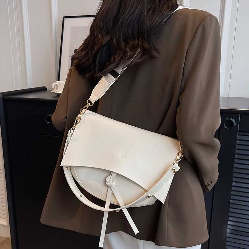 High quality womens small Pu leather handbag saddle bag casual womens shoulder bag designer womens cross bag Z250421-1